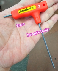 Lục Giác Chữ T Đầu Bi Standard 2mm 2.5mm 3mm 4mm 5mm 6mm 8mm 10mm