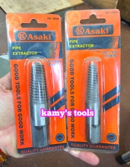 Dụng Cụ Mũi Ren Ta Rô Lấy Đầu Ống Nước Bu Lông Ốc Gãy Asaki Ak-3693 M25-M35 Và Ak-3694 M35-M50