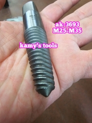 Dụng Cụ Mũi Ren Ta Rô Lấy Đầu Ống Nước Bu Lông Ốc Gãy Asaki Ak-3693 M25-M35 Và Ak-3694 M35-M50