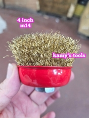 Chén cước 3 inch 75mm 4 inch 100mm loại dày tán M10x1.5 và M14x2.0