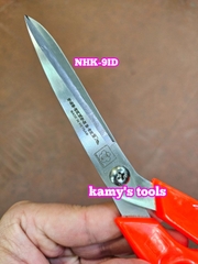 Kéo nguyễn đình cán nhựa dài 9 inch 225mm NHK-9ID thép không rỉ chính hãng nhơn hòa nguyễn đình