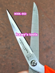 Kéo nguyễn đình cán nhựa dài 9 inch 225mm NHK-9ID thép không rỉ chính hãng nhơn hòa nguyễn đình