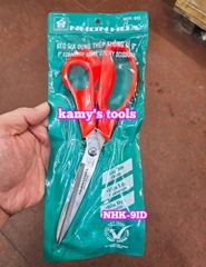 Kéo nguyễn đình cán nhựa dài 9 inch 225mm NHK-9ID thép không rỉ chính hãng nhơn hòa nguyễn đình