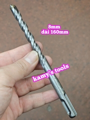 Mũi khoan bê tông đuôi gài 4 rãnh Avatar 6mm 8mm 10mm 12mm 14mm 16mm dài 160mm