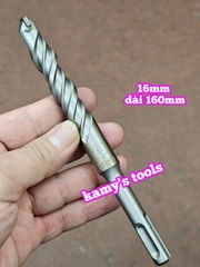 Mũi khoan bê tông đuôi gài 4 rãnh Avatar 6mm 8mm 10mm 12mm 14mm 16mm dài 160mm