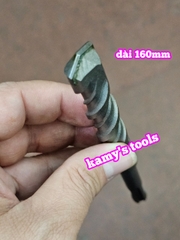 Mũi khoan bê tông đuôi gài 4 rãnh Avatar 6mm 8mm 10mm 12mm 14mm 16mm dài 160mm