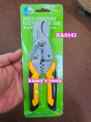 Kìm Cắt Dây Đa Năng 3 Trong 1 Buddy Ba0143 Và Ba0144, Rur R2350, Cắt Cáp, Tuốt Dây, Bấm Cos bán lẻ từng cây