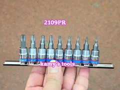 Bộ đầu tuýp lục giác sao bông 9 chi tiết Kingtony model 2109PR