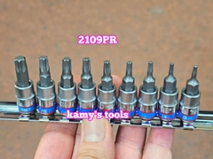 Bộ đầu tuýp lục giác sao bông 9 chi tiết Kingtony model 2109PR