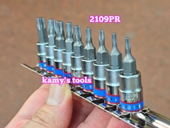 Bộ đầu tuýp lục giác sao bông 9 chi tiết Kingtony model 2109PR