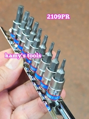 Bộ đầu tuýp lục giác sao bông 9 chi tiết Kingtony model 2109PR