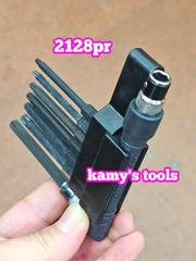 Bộ vít lục giác sao có lỗ 7 cái Kingtony model 2128PR