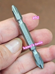 Mũi Bắn Vít 2 Đầu Bake 4 Cạnh Makita Dài 65mm PH2