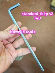 Lục giác bông sao hoa thị có lỗ thép S2 Standard T10 T15 T20 T25 T27 T30 T40 T45 T50