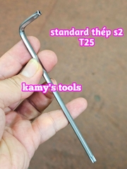 Lục giác bông sao hoa thị có lỗ thép S2 Standard T10 T15 T20 T25 T27 T30 T40 T45 T50