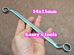 Cờ lê 2 đầu vòng Luxtop loại cao cong 60 độ 8х9 8x10 10x12 12x13 12x14 13x15 14x15 14x17 17x19 19x2 21x23, hai đầu vòng