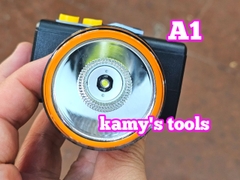 A1 Đèn pin đội đầu LED siêu sáng kamytools