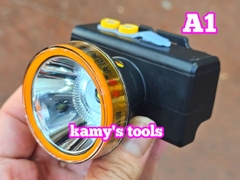 A1 Đèn pin đội đầu LED siêu sáng kamytools