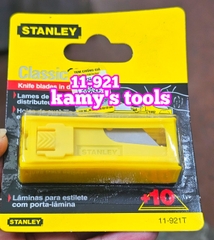 Lưỡi Dao Rọc Cáp Thẳng Stanley 11-921 (10 Lưỡi/Hộp), Lưỡi Dao Stanley