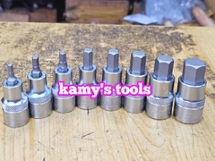 Đầu tuýp khẩu lú đầu lục giác 1/2 inch Licota 4mm 5mm 6mm 8mm 10mm 12mm 14mm 17mm