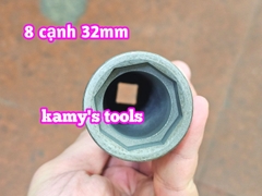 Tuýp Khẩu Mở Bắn Cổ Chén Phốt 8 Giác 32mm Dài 157mm Hotssman