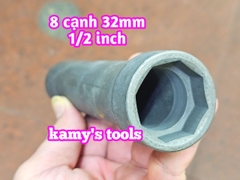 Tuýp Khẩu Mở Bắn Cổ Chén Phốt 8 Giác 32mm Dài 157mm Hotssman