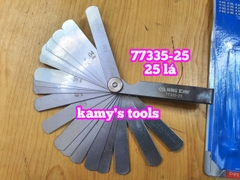 Thước căn lá chỉnh cò đo khe hở Kingtony 25 lá model 77335-25