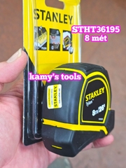 Thước Cuộn 8m Stanley Bản 25mm Tylon Stht36195 (Thước Dây 8m, Thước Kéo 8m)