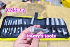 Bộ dụng cụ đục lỗ tròn trên da, vải, ron cao su, đột lỗ ron