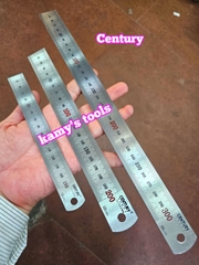 Thước lá inox 150mm 200mm 300mm Century LU-TLA150MM LU-TLA200MM LU-TLA300MM