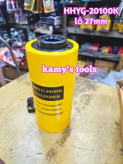 HHYG-20100K Kích thủy lực có lỗ rỗng tâm TLP 20 tấn hành trình 100mm lỗ 27mm 223mm-323mm