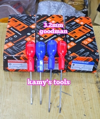 Tua Vít Goodman Bake Dẹp 3.2mm Taiwan (Tu Vít 3.2mm, Tua Vít 3.2mm, Tô Vít 3.2mm) lẻ từng cây