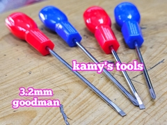 Tua Vít Goodman Bake Dẹp 3.2mm Taiwan (Tu Vít 3.2mm, Tua Vít 3.2mm, Tô Vít 3.2mm) lẻ từng cây