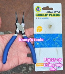 Kìm mở phe nhỏ C-mart 5 inch 125mm cong thẳng bóp vào bung ra B0024-05, B0025-05, B0023-05, B0022-05 (bán lẻ từng cây)