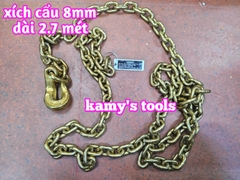 Dây Xích Cẩu Hàng 8mm Dài 2.7 Mét