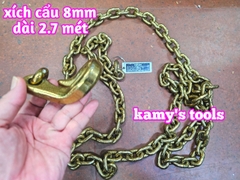 Dây Xích Cẩu Hàng 8mm Dài 2.7 Mét