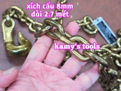 Dây Xích Cẩu Hàng 8mm Dài 2.7 Mét