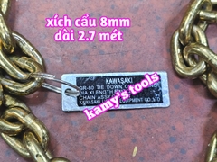 Dây Xích Cẩu Hàng 8mm Dài 2.7 Mét