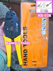 Kìm bấm cos ghim Fasen HS-03B có 4 lỗ dài 230mm bấm 0.5-6mm2, kềm bấm cos ghim