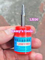 Mũi Mài Mũi Doa Hợp Kim Thép Lx 6mm 8mm 10mm 14mm 16mm