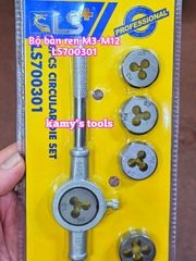 Bộ Ta Rô Và Bộ Bàn Ren Tạo Ren Trong Ngoài M3-M12 (Bộ Ta Rô, Bộ Bàn Ren)