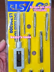 Bộ Ta Rô Và Bộ Bàn Ren Tạo Ren Trong Ngoài M3-M12 (Bộ Ta Rô, Bộ Bàn Ren)