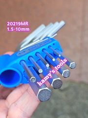 Bộ lục giác ngắn 9 cây Kingtony model 20219MR 1.5-10mm