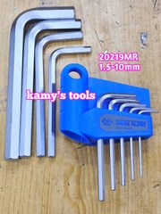 Bộ lục giác ngắn 9 cây Kingtony model 20219MR 1.5-10mm