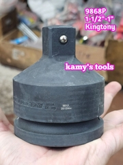 1-1/2 inch ra 1 inch Đầu chuyển đầu biến đen Kingtony 9868P 38mm ra 25mm