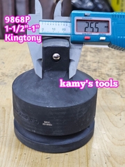 1-1/2 inch ra 1 inch Đầu chuyển đầu biến đen Kingtony 9868P 38mm ra 25mm