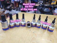 Đầu tuýp đầu khẩu lục giác bông sao Kingtony 1/2 inch T20 T25 T27 T30 T40 T45 T50 T55 T60 T70 402320 402325 402327 402330 402340 402345 402350 402355 402360 402370