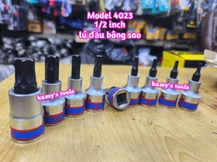 Đầu tuýp đầu khẩu lục giác bông sao Kingtony 1/2 inch T20 T25 T27 T30 T40 T45 T50 T55 T60 T70 402320 402325 402327 402330 402340 402345 402350 402355 402360 402370