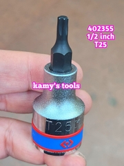 Đầu tuýp đầu khẩu lục giác bông sao Kingtony 1/2 inch T20 T25 T27 T30 T40 T45 T50 T55 T60 T70 402320 402325 402327 402330 402340 402345 402350 402355 402360 402370