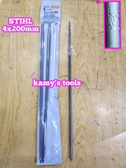 Giũa dũa tròn mài lưỡi cưa xích 4mm 5/32" STIHL dài 200mm